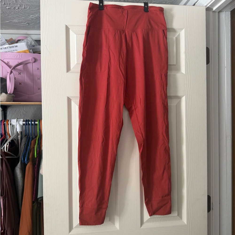 Women’s Red Joggers, medium